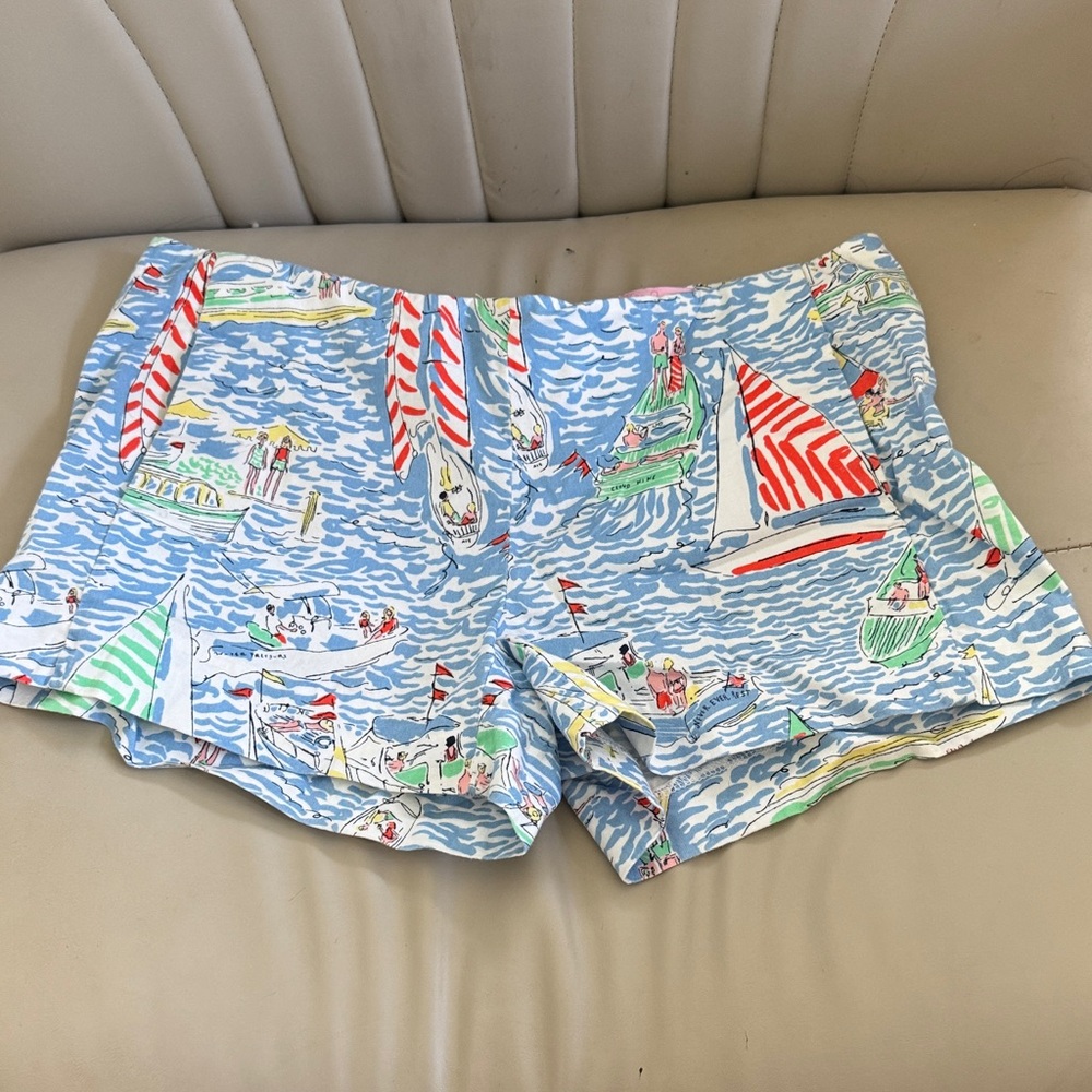 Lilly Pulitzer Liza Shorts in Get Nauti